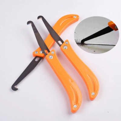 Professional Gap Hook Knife Tile Repair Tool Old Mortar Cleaning Dust Removal Steel Construction Hand Tools